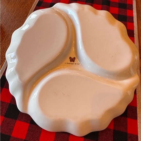 I. Godinger & Co. 3 Section Serving Dish - Picture 3 of 3